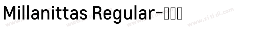 Millanittas Regular字体转换